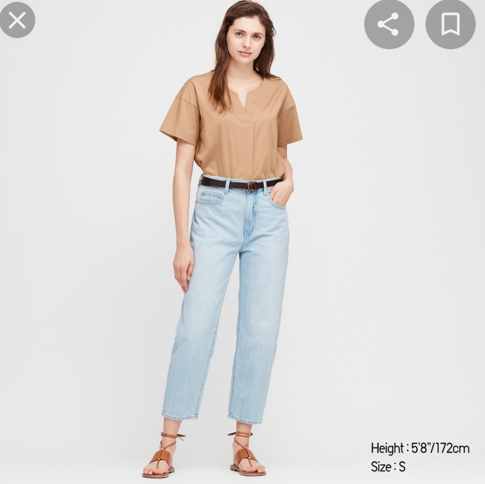 UNIQLO Women's Cotton Short Sleeve